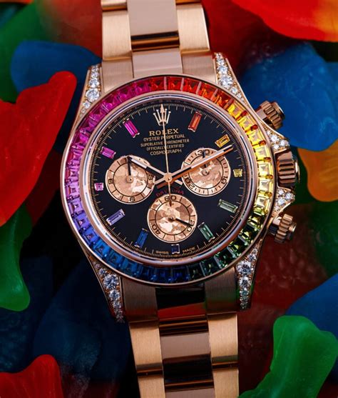 rainbow daytonna rolex|Rolex daytona rainbow 2022 price.